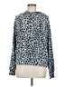 Michael Stars Animal Print Blue Pullover Sweater Size Med (1) - photo 1
