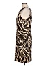 Connected Apparel Animal Print Brown Cocktail Dress Size 12 - photo 5