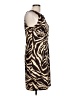 Connected Apparel Animal Print Brown Cocktail Dress Size 12 - photo 4