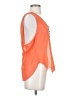 Uniq Orange Sleeveless Blouse Size S - photo 4