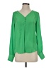 Maison d' Amelie 100% Polyester Green Long Sleeve Blouse Size XXS - photo 1