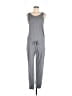 Monrow Solid Gray Jumpsuit Size M - photo 1
