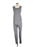 Monrow Solid Gray Jumpsuit Size M - photo 2