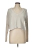 Forever 21 100% Polyester Silver Pullover Sweater Size L - photo 1