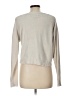 Forever 21 100% Polyester Silver Pullover Sweater Size L - photo 2