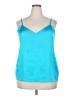 Worthington 100% Polyester Teal Sleeveless Top Size XXL - photo 1