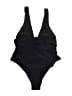 Cupshe Solid Black One Piece Swimsuit Size XXL - photo 2