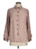 Universal Thread 100% Lyocell Solid Tan Long Sleeve Button-Down Shirt Size M - photo 1