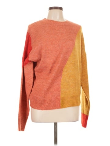 Hem & Thread Pullover Sweater (view 1)