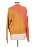 Hem & Thread Color Block Orange Pullover Sweater Size L - photo 2