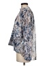 Olivia Grey 100% Polyester Blue Long Sleeve Blouse Size M - photo 5