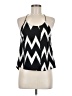 H&M 100% Polyester Black Sleeveless Blouse Size 6 - photo 1