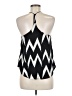 H&M 100% Polyester Black Sleeveless Blouse Size 6 - photo 2