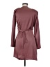 MNG 100% Polyester Solid Burgundy Cocktail Dress Size 6 - photo 2