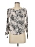 Ivy + Main 100% Rayon Gray Long Sleeve Blouse Size M - photo 1
