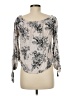 Ivy + Main 100% Rayon Gray Long Sleeve Blouse Size M - photo 2