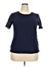 iB Diffusion Blue Short Sleeve Top Size XXL - photo 1