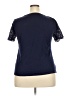 iB Diffusion Blue Short Sleeve Top Size XXL - photo 2