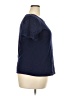 iB Diffusion Blue Short Sleeve Top Size XXL - photo 4