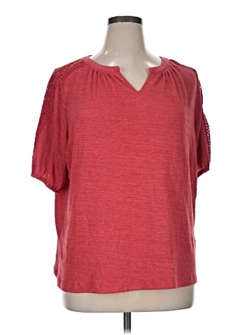Cable & Gauge Short Sleeve Top (view 1)