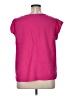 Three Dots 100% Cotton Pink Short Sleeve Blouse Size XL - photo 2