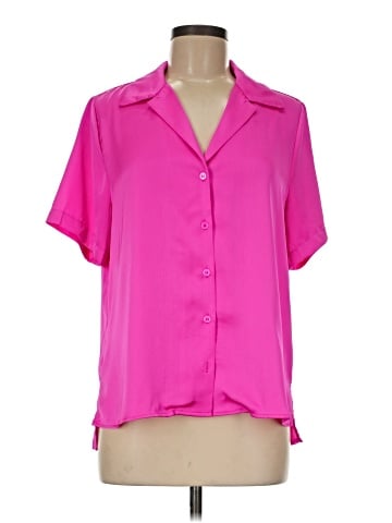 Skies Are Blue Short Sleeve Blouse (view 1)