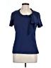 Sinclaire 100% Cotton Blue Short Sleeve Top Size L - photo 1