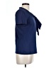 Sinclaire 100% Cotton Blue Short Sleeve Top Size L - photo 4