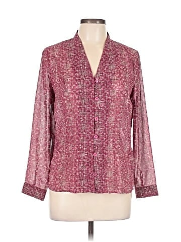 Christopher & Banks Long Sleeve Blouse (view 1)