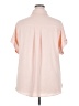Unbranded 100% Polyester Solid Pink Short Sleeve Blouse Size XXL - photo 2