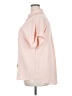 Unbranded 100% Polyester Solid Pink Short Sleeve Blouse Size XXL - photo 5
