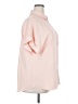 Unbranded 100% Polyester Solid Pink Short Sleeve Blouse Size XXL - photo 4