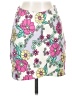 Zara 100% Polyester Floral White Ivory Casual Skirt Size XS - photo 1