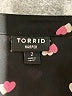 Torrid 100% Polyester Hearts Black 3/4 Sleeve Blouse Size 2X Plus (2) - photo 7