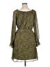 Signify 100% Polyester Paisley Green Casual Dress Size XL - photo 2