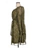 Signify 100% Polyester Paisley Green Casual Dress Size XL - photo 5