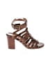 Vionic 100% Leather Brown Tan Sandals Size 7 - photo 1