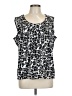 Jones Studio Silver Sleeveless Blouse Size L - photo 1