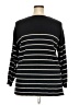 Old Navy Stripes Black Pullover Sweater Size 2X - photo 2