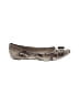 Banana Republic Animal Print Ivory Tan Flats Size 10 - photo 1