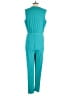 Venus Solid Teal Jumpsuit Size M - photo 2