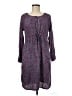 Gap 100% Rayon Paisley Multi Color Purple Casual Dress Size M - photo 1