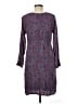 Gap 100% Rayon Paisley Multi Color Purple Casual Dress Size M - photo 2
