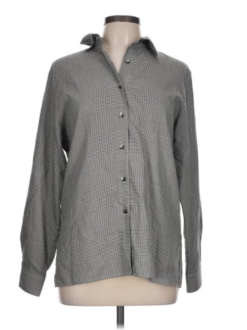 Foxcroft Long Sleeve Button-Down Shirt (view 1)