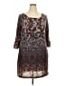 CHRIS McLaughlin Paisley Brown Casual Dress Size 18 - photo 1