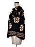 Fab'rik Floral Black Short Sleeve Blouse Size M - photo 5