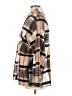 Zara Plaid Brown Blue Coat Size M - photo 5