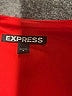 Express 100% Polyester Solid Red Cocktail Dress Size 4 - photo 7