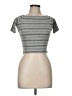 Assorted Brands Gray Short Sleeve Top Size M - photo 1
