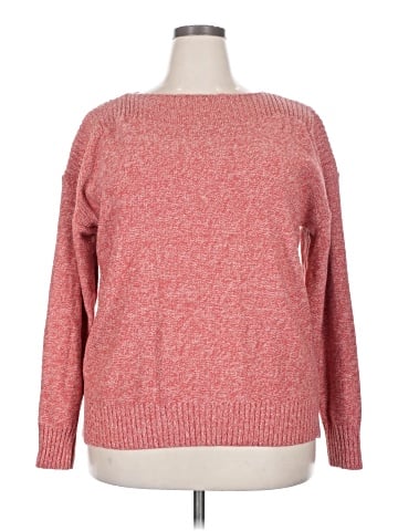 Marled Pullover Sweater (view 1)